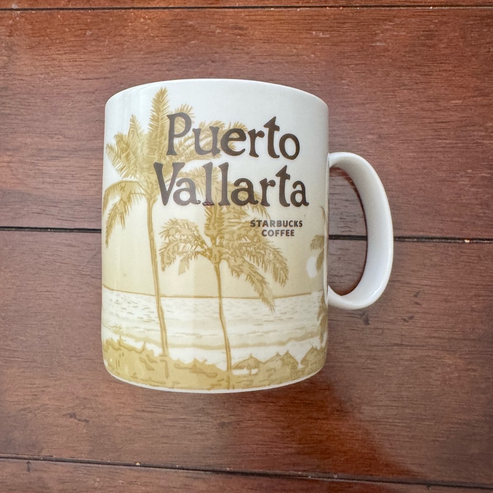 Starbucks Puerto Vallarta Mug - Cream and Tan